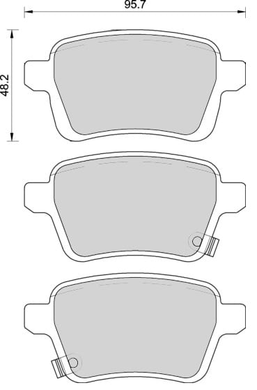 PREMIUM BRAKE PAD SET (4)