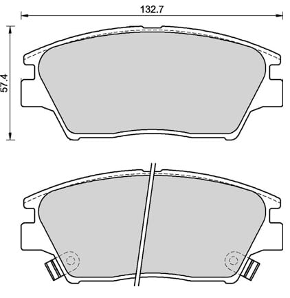 PREMIUM BRAKE PAD SET (4)