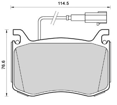 PREMIUM BRAKE PAD SET (4)