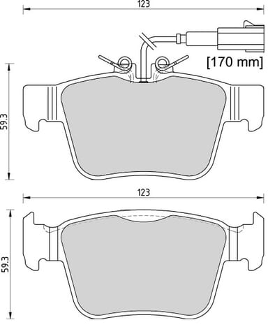 OE GERMAN PADS (SET OF 4)