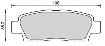PREMIUM BRAKE PAD SET (4)