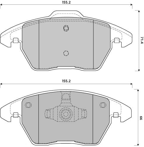 PREMIUM BRAKE PAD SET (4)