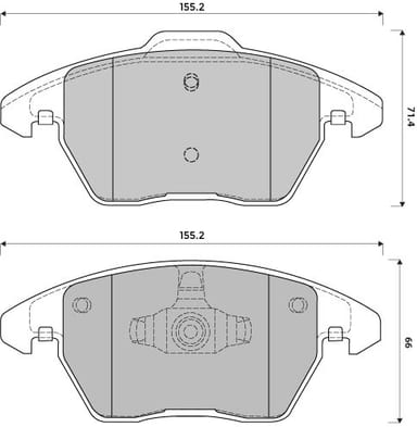 PREMIUM BRAKE PAD SET (4)