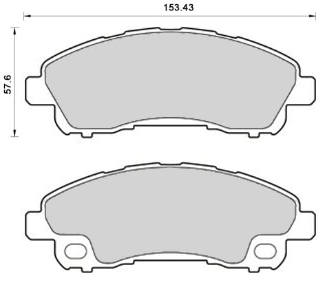 PREMIUM BRAKE PAD SET (4)