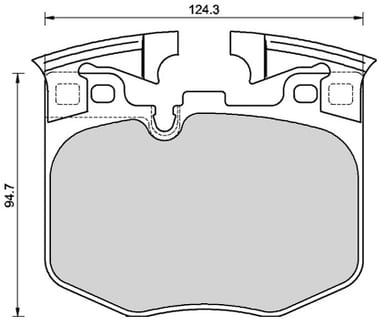 OE GERMAN PADS (SET OF 4)