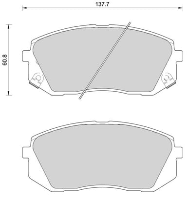 PREMIUM BRAKE PAD SET (4)