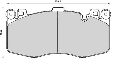 PREMIUM BRAKE PAD SET (4)
