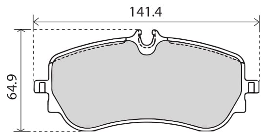 PREMIUM BRAKE PAD SET (4)