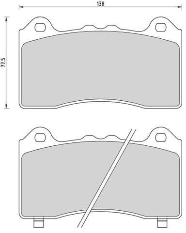 PREMIUM BRAKE PAD SET (4)