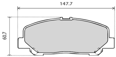 PREMIUM BRAKE PAD SET (4)