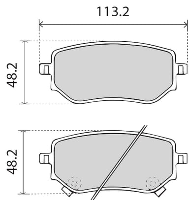 OE GERMAN PADS (SET OF 4)
