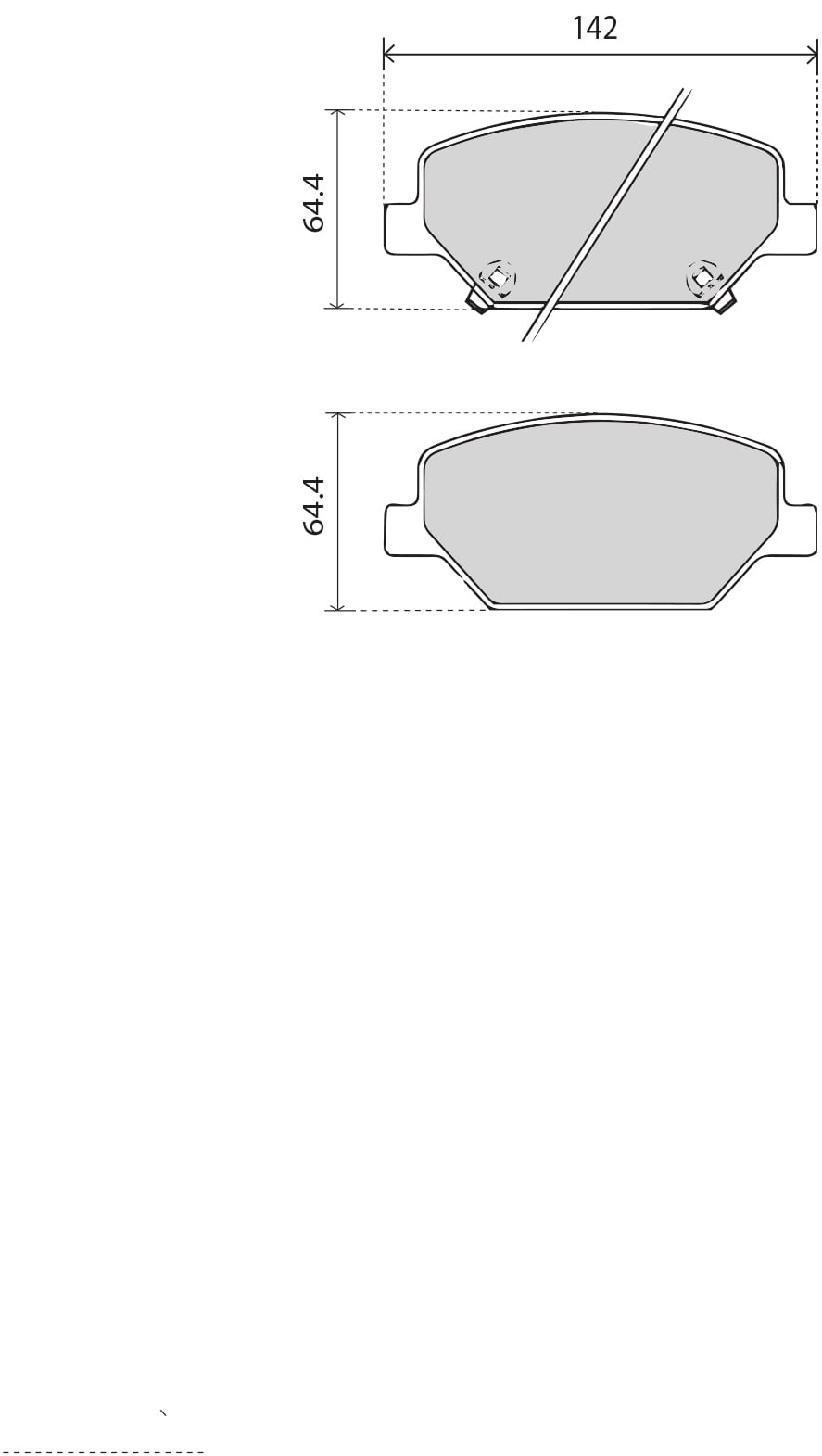 PREMIUM BRAKE PAD SET (4)
