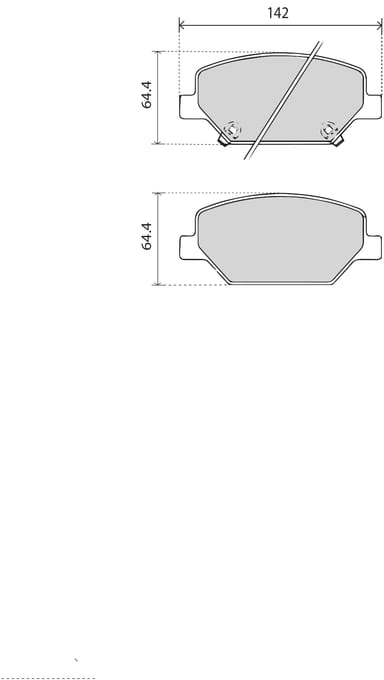 PREMIUM BRAKE PAD SET (4)