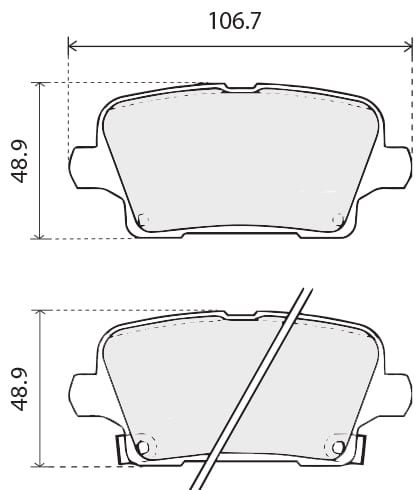 PREMIUM BRAKE PAD SET (4)