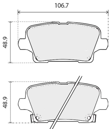 PREMIUM BRAKE PAD SET (4)