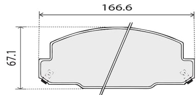 PREMIUM BRAKE PAD SET (4)