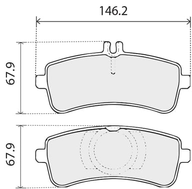 PREMIUM BRAKE PAD SET (4)