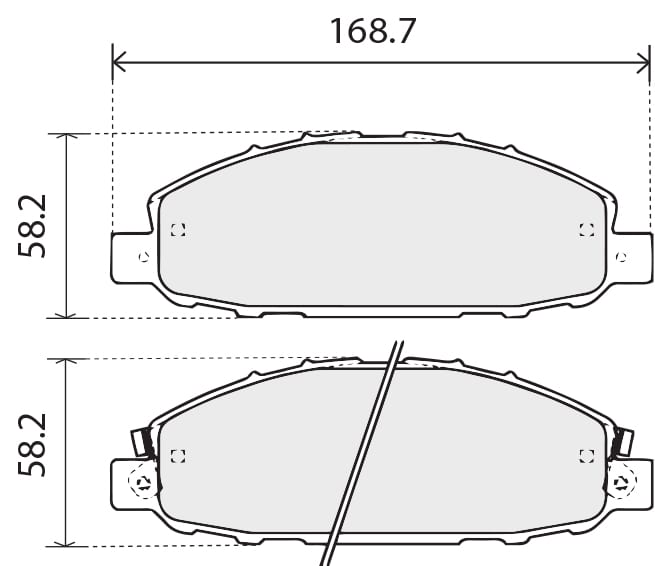 PREMIUM BRAKE PAD SET (4)
