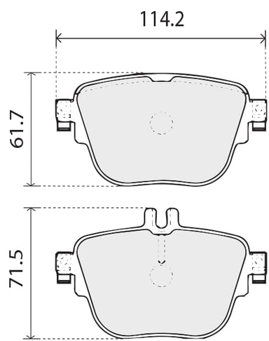 PREMIUM BRAKE PAD SET (4)