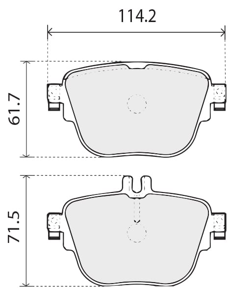 PREMIUM BRAKE PAD SET (4)
