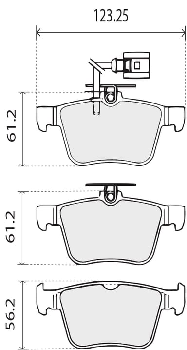 BREMBO BRAKE PADS (SET 4)