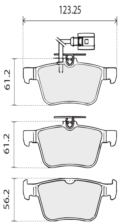 BREMBO BRAKE PADS (SET 4)