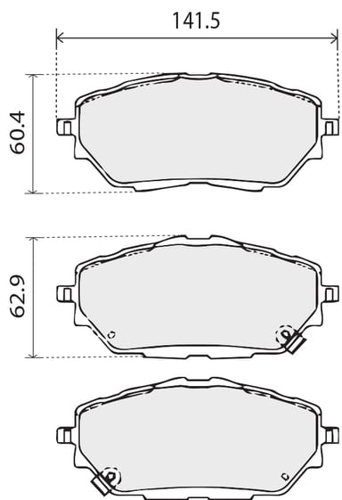 PREMIUM BRAKE PAD SET (4)