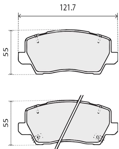 PREMIUM BRAKE PAD SET (4)