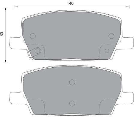 PREMIUM BRAKE PAD SET (4)