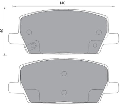 PREMIUM BRAKE PAD SET (4)