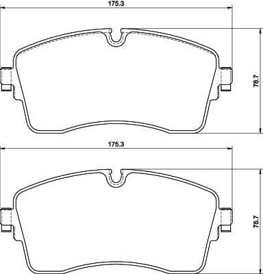 OE GERMAN PADS (SET OF 4)