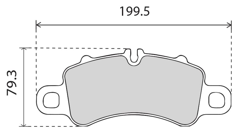 OE GERMAN PADS (SET OF 4)