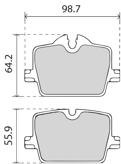 PREMIUM BRAKE PAD SET (4)