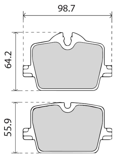 PREMIUM BRAKE PAD SET (4)