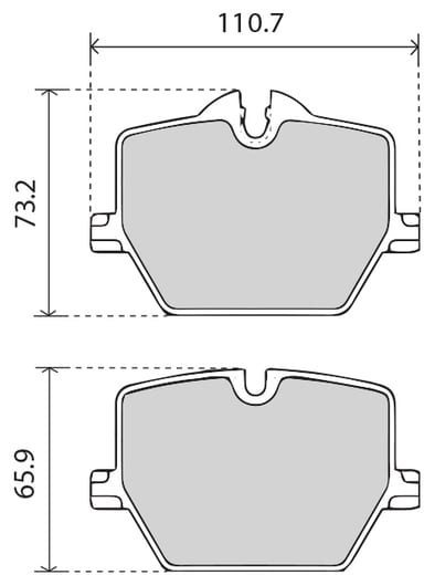 OE GERMAN PADS (SET OF 4)