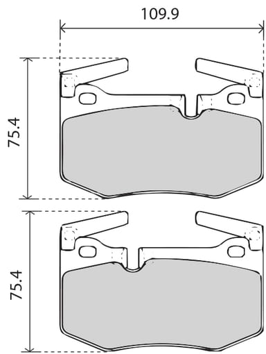 PREMIUM BRAKE PAD SET (4)