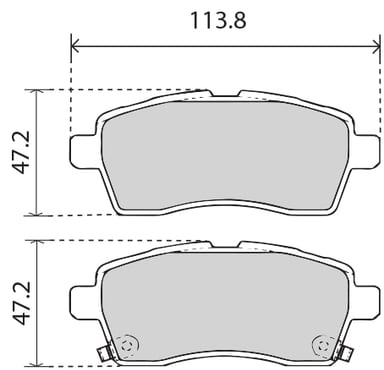 PREMIUM BRAKE PAD SET (4)