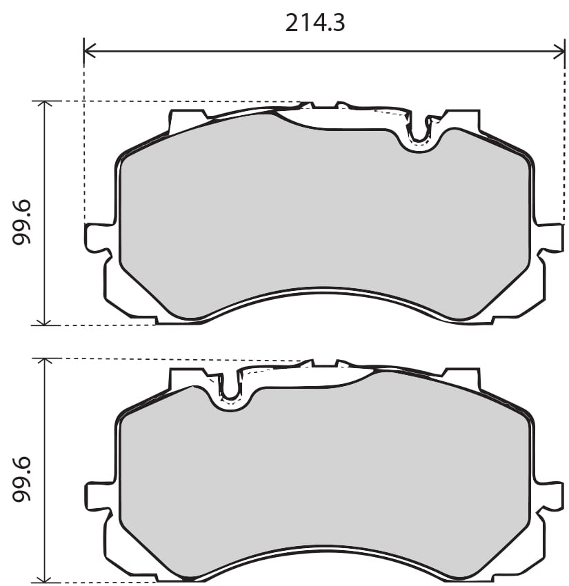 BREMBO BRAKE PADS (SET 4)