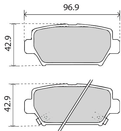 PREMIUM BRAKE PAD SET (4)
