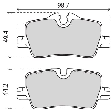 PREMIUM BRAKE PAD SET (4)