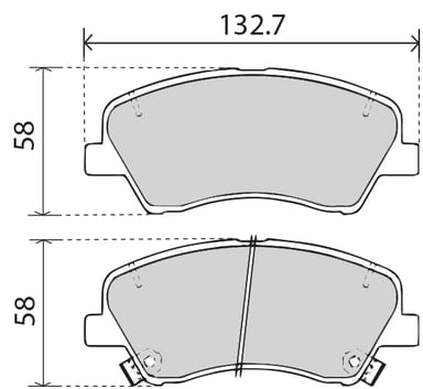 PREMIUM BRAKE PAD SET (4)