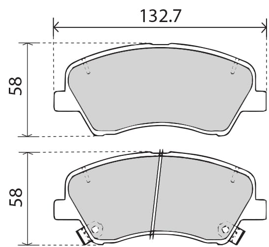PREMIUM BRAKE PAD SET (4)