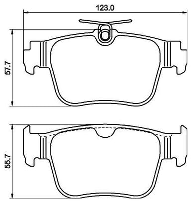 OE GERMAN PADS (SET OF 4)
