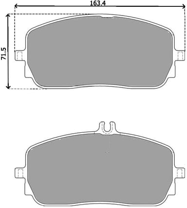 OE GERMAN PADS (SET OF 4)