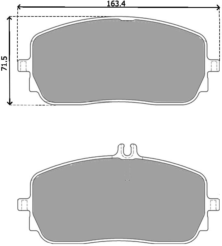 OE GERMAN PADS (SET OF 4)