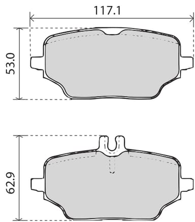 PREMIUM BRAKE PAD SET (4)