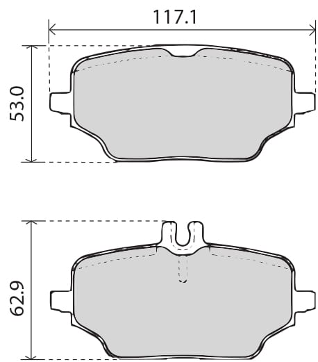 PREMIUM BRAKE PAD SET (4)