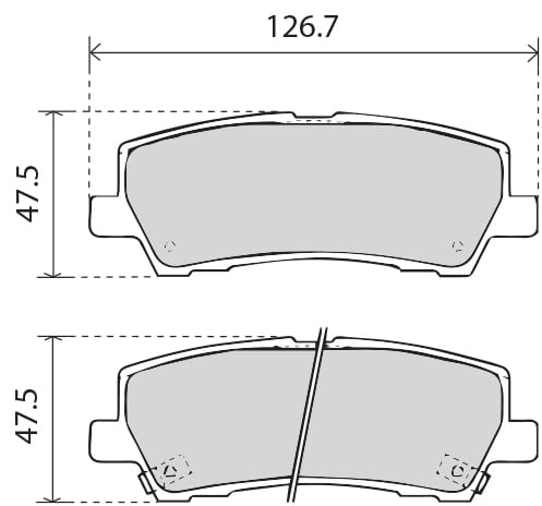 PREMIUM BRAKE PAD SET (4)