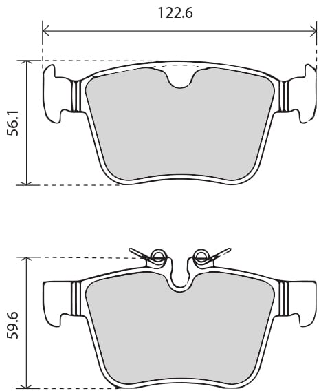 PREMIUM BRAKE PAD SET (4)