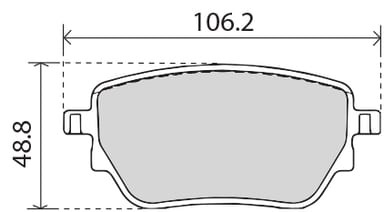 FERODO BRAKE PAD SET (4)